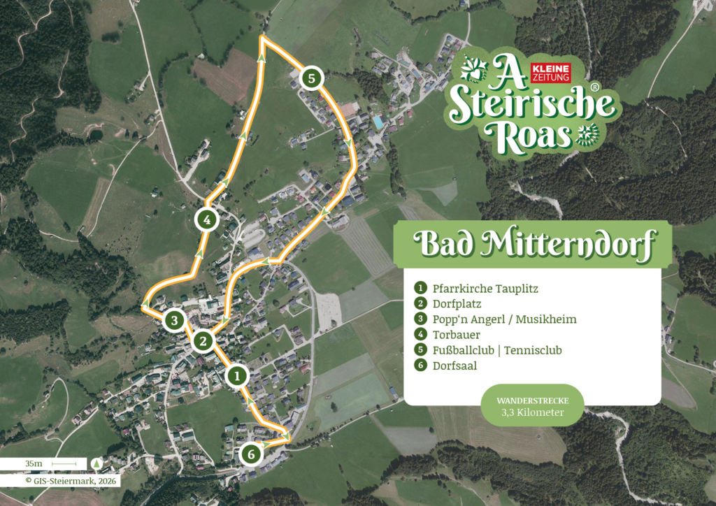 Steirische Roas Bad Mitterndorf Tauplitz Streckenplan